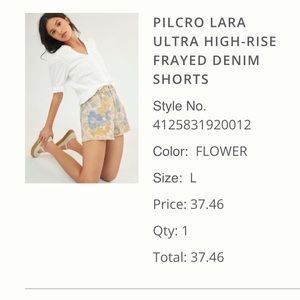 Anthropologie Pilcro High Waisted Shorts